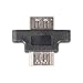 HDMI Coupler HDMI Female to Female Adapter HDMI Connector Extender Short Extension Cable 4K HDMI Repair Kit with Panel Mount Holes (5 Packs)