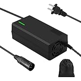 58.8V 3A Super Fast Charger for 52V Lithium Battery with Cooling System,It has a Charging Speed 50% Faster Than The 2A Charger. (Cannon/XLR plug-3A)