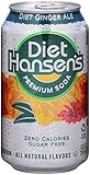 Diet Hansen's Soda (Ginger Ale, 12-Ounce Cans, Pack of 24)
