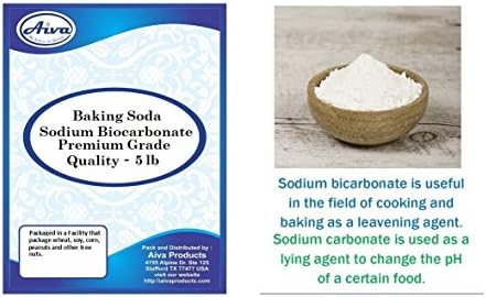 AIVA - Baking Soda | Sodium Bicarbonate Premium Grade - (5 Pound)