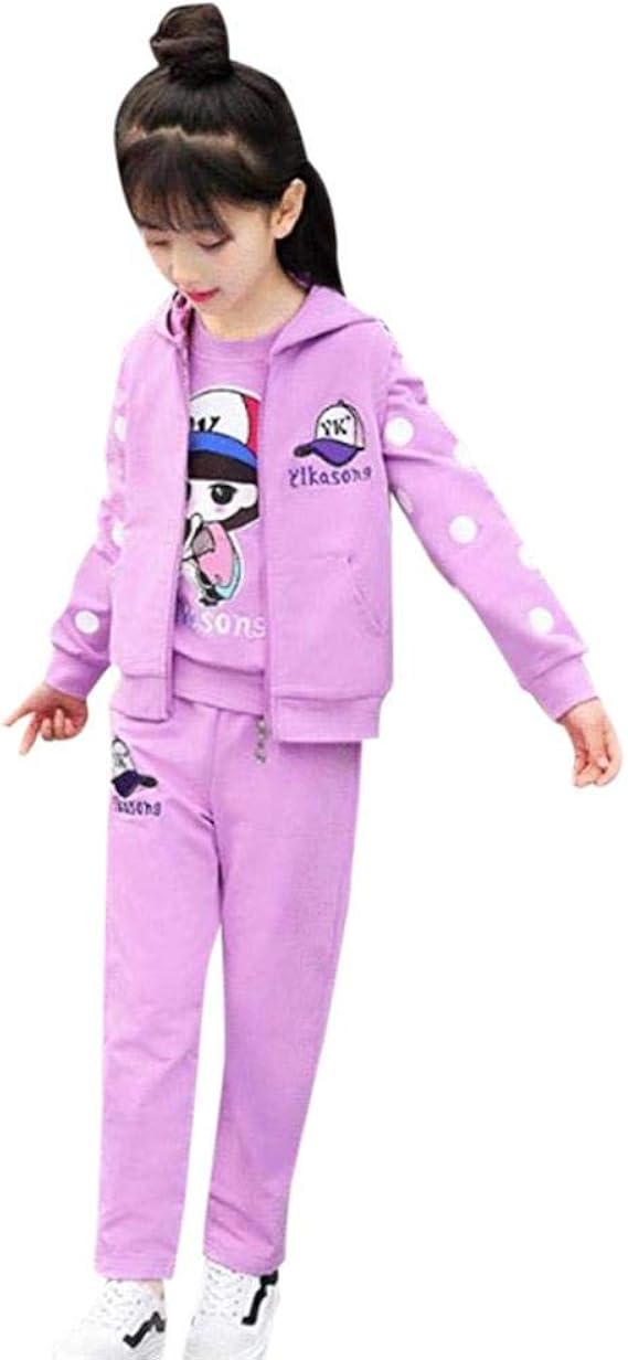 Amazon Co Jp Beuways 子供 ジャージ 上下セット 女の子 子供服 スウェット アウター T シャツ パンツ セットアップ 運動着 体育 ガールズ ジュニア服 スポーツウェア 3点セット おしゃれ 春秋 服 ファッション小物