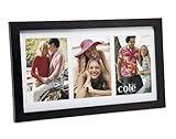 Philip Whitney 3 Opening 5x7 Black Wood Collage Picture Frame