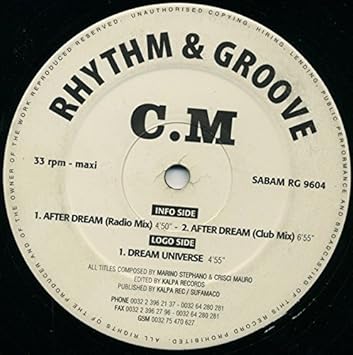 C M C M After Dream Dream Universe Rhythm And Groove Records Rg 9604 Amazon Com Music