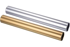 PATIKIL Relay Track Baton,2 Pack Aluminum Tube Field Running Race Stick Corrosion Resistant for Outdoor Athletics Sport Game 