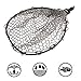 PLUSINNO Fly Fishing Net Fish Landing Net, Trout Bass Net Soft Rubber Mesh Catch and Release Net