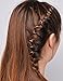 80 Pieces Hair Clip Rings Decorations, Braid Hair Loop Headband Accessories, Gold/Sliver