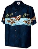 Turtle Sleigh Santa Men's Christmas Shirt