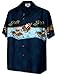 Turtle Sleigh Santa Men's Christmas Shirt