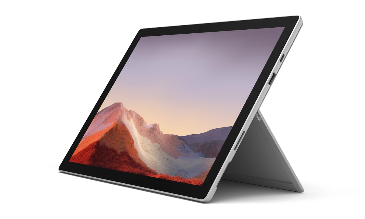 Photo 1 of Microsoft Surface Pro 7 256GB i5 8GB RAM with Windows 10 Pro (Wi-Fi, Quad-Core i5-1035G4,) Platinum PVR-00001 (Renewed)