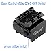 CVLIFE Mini Red Dot Gun Sight Laser with Rail Mount for Pistol Handgun Low Profile Rifle