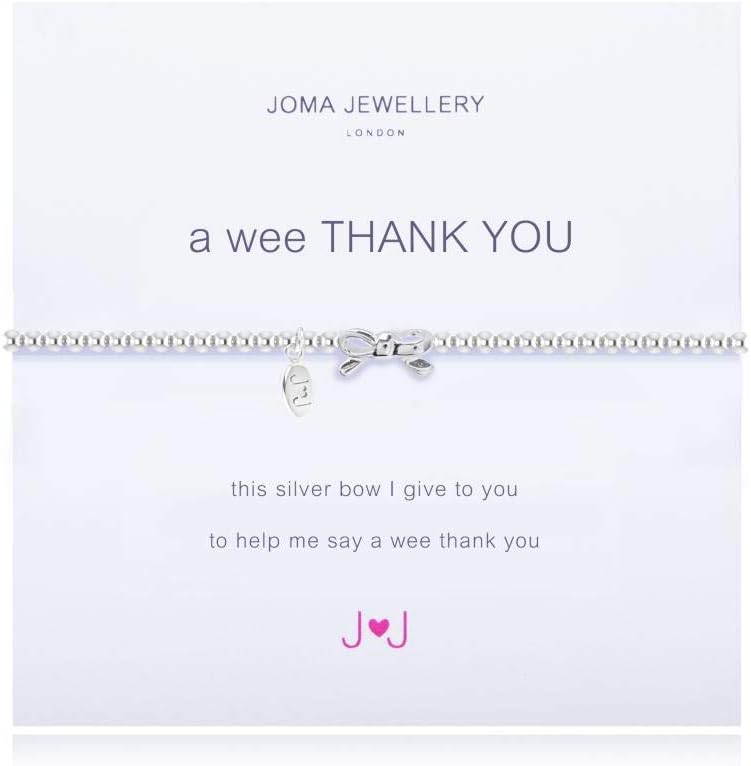 Joma Jewellery a wee Thank You Bracelet