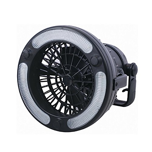 camping lantern with fan, 18 led