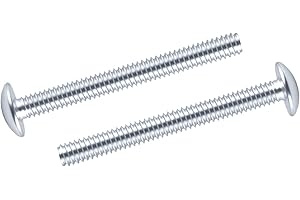 Bopowo Machine Screws - 8-32 x 1-1/2"（25pcs）, Perfect Fit for Knob and Pull Installation, Machine Thread Screws for Drawers & Doors