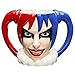 Zak Designs DC Comics Coffee Mugs, Sculpted, Batman Harley Quinn