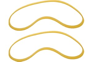 2 Pcs Yellow Anti Slip Rubber Band Saw Tire for 9 Inch Woodworking Bandsaw Wheel