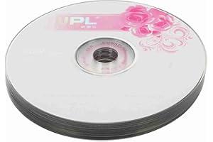 Generic Blank CD R Discs, 700MB Stable Performance Storage 225 Photos 52X PC Material CDs Widely Used for Music (10PCS)