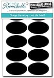 Simply Remarkable Reusable Chalk Labels - 30 Oval Shape 2.5