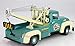 Welly Diecast Model - Ford F100 Green Tow Truck - 1:18 Scale - 19834W - New