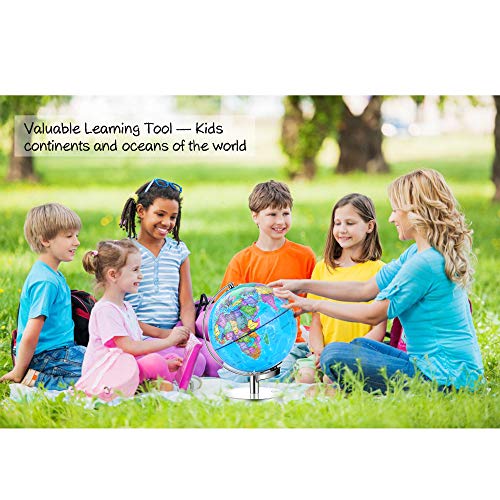 6 IKONG+Illuminated+Globe+Stand+Kids+Globe+Built+Educational+Desktop+Magnifying+Glass