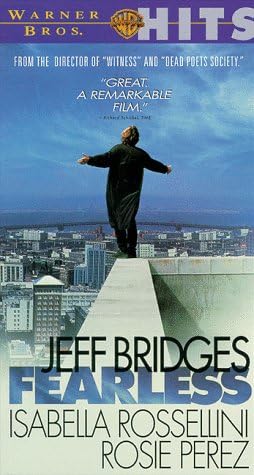 Amazon Com Fearless Vhs Jeff Bridges Isabella Rossellini Rosie Perez Tom Hulce John Turturro Benicio Del Toro Deirdre O Connell John De Lancie Spencer Vrooman Daniel Cerny Eve Roberts Robin Pearson Rose Debra Monk