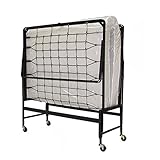 Serta 39-inch Portable Rollaway Guest Office Spare Bedroom Bed with Twin Mattress