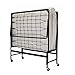 Serta 39-inch Portable Rollaway Guest Office Spare Bedroom Bed with Twin Mattress