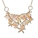 Fashewelry Sea Shell Bib Beach Necklaces Starfish Pearl Statement Chunky Necklace Pendant