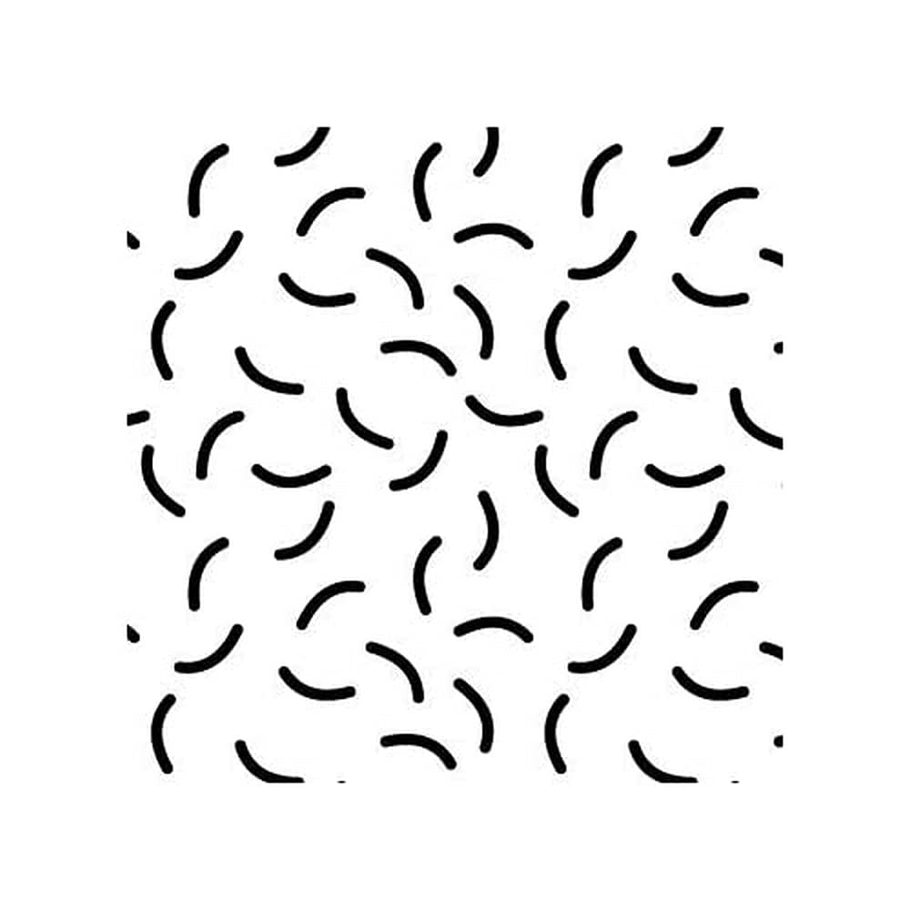 SatinWrap Luxury Printed Tissue Wrapping Paper Squiggles Black on White 5 Sheets