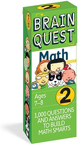 Brain Quest Math Basics Grade 2: 1,000 Questions & Answers to Build Math Smarts, Ages 7-8