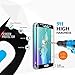 Samsung Galaxy S7 edge screen protector ,Yoyamo 0.2mm 9H Tempered Glass ,High Definition 3D Curved, Full 100% Coverage for Samsung Galaxy S7 edge (Black)