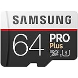 Samsung 64GB 100MB/s Memory Pro Plus Micro SD Card with Adapter