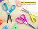 Stanley Minnow 5-Inch Pointed Tip Kids Scissors, Assorted Colors - Pack of 2 (SCI5PT-2PK)