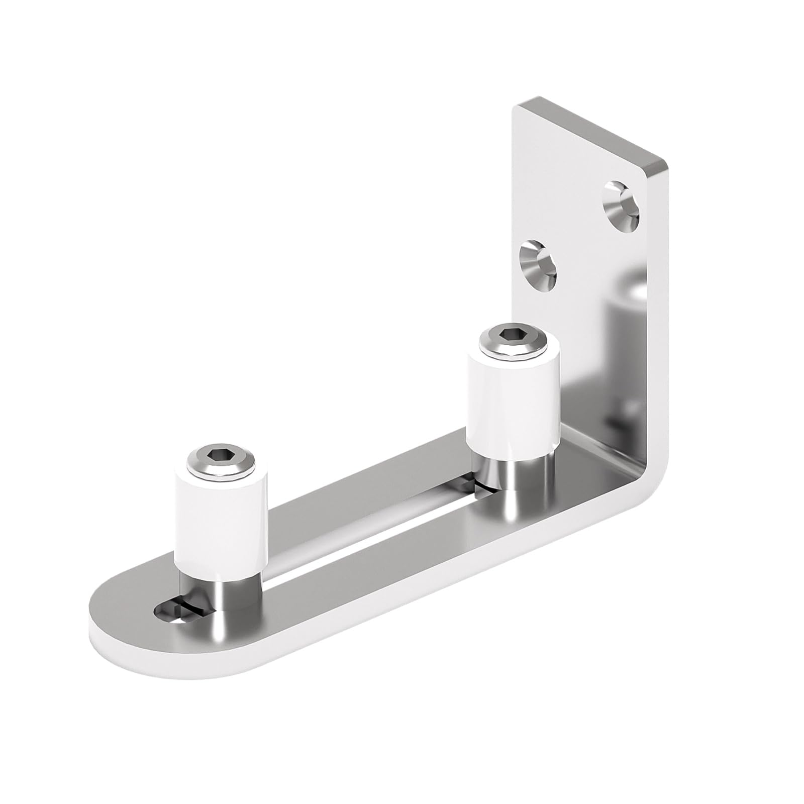 Wolfbird Adjustable Floor Guide Sliding Barn Door Wall/Door Bottom Guide Stainless Steel Style（1PC