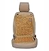 ZONETECH Wooden Beaded Car Driver Seat Cushion - Natural Double Strung Massaging Universal Comfortable Car Seat Cover Cushion with High Ventilation (2-Pack)
