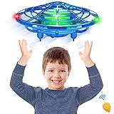 CPSYUB Hand Operated Mini Drone, Toys for Boys Age 6, Hands Free Kids Drone Toys for Age 4, 5, 6, 7, 8, 9, 10, 11, 12 Boys / Girls, Easy Flying Ball Drone for Kids Toys Gifts (Blue)