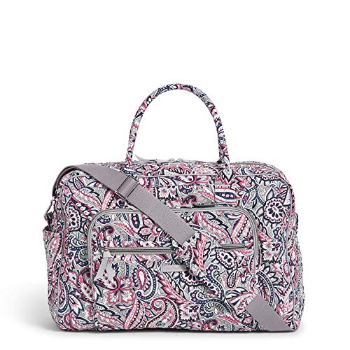 Vera Bradley Women's Cotton Weekender Travel Bag, Gramercy Paisley, One Size