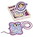 Melissa & Doug Disney Sofia the First Wooden Lacing Cards With 5 Double-Sided Panels and Matching Laces