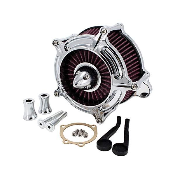 Filtro de aire p/ Dyna FXR Softail Touring Road King y otras - Imagen 4