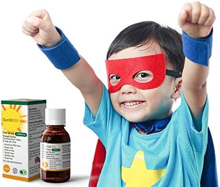 SunVit-D3 Vitamin D3 2000iu Drops - Cholecalciferol Baby Vitamin D Drops, Vitamin D for Kids, Non, 28 ml (Pack of 1)