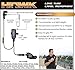 Hawk Lapel Mic for Motorola XTS Radios Includes Fin Ultra Earmolds