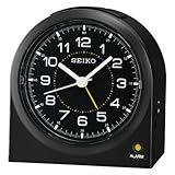 Seiko QHE085KLH Alarm Clock - 3 in. Wide