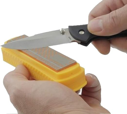 Smiths 50730 4" Diamond Sharpening Stone, Orange/Grey: Amazon.co.uk: DIY & Tools