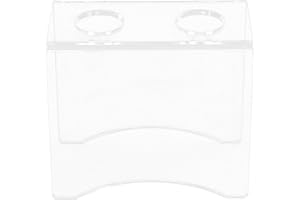 UPKOCH Ice Cream Cone Holder 2 Hole Clear Acrylic Ice Cream Stand Sushi Roll Holder Food Display Stands Ice Cream Cone Stand Rack for Party Birthday Wedding Anniversaries