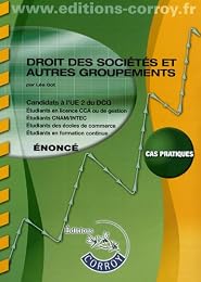 Droit des sociétés, autres groupements, droit pénal des groupements d'affaires