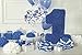 Treasures Gifted Blue Confetti Balloons - Clear Confetti Balloons - 12
