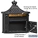 Salsbury Industries 4460BLK, Black Victorian Surface Mounted Mailbox