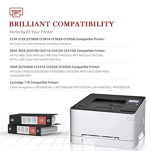 Toner Kingdom Remanufactured Compatible Toner Cartridge for HP 305X for HP LaserJet Pro 400 Color MFP M475dn MFP M475dw M451dn M451nw M451dw Pro 300 Color MFP M375nw