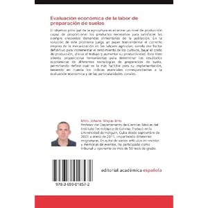 Evaluación económica de la labor de preparación de suelos: Nuevas tecnologías para la agricultura (Spanish Edition)