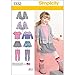 Simplicity 1332 Girl's Skirt, Knit Leggings, and Cardigan Sewing Pattern by Karen Z, Sizes 3-8