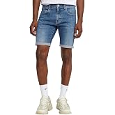 G-STAR Mens 3301 Slim Fit Denim Shorts